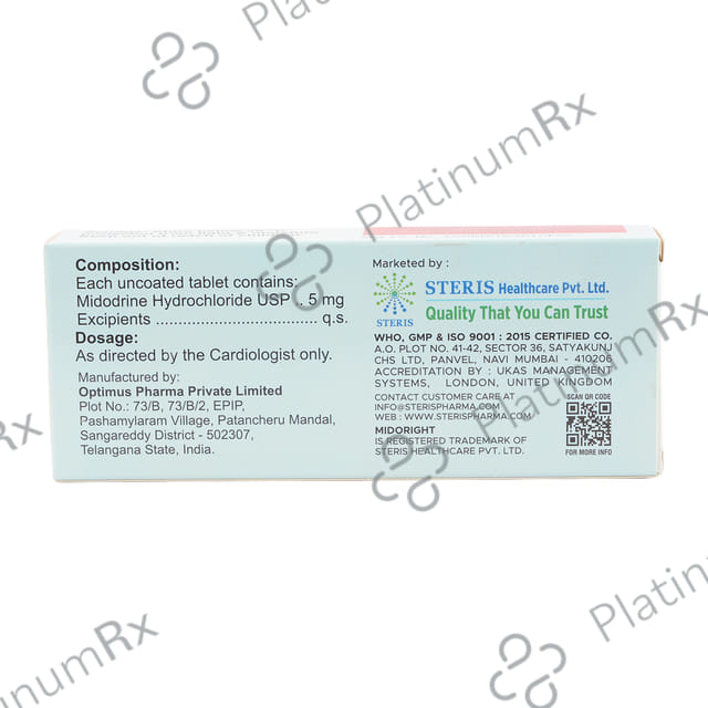 Midoright 5mg Tablet 10s