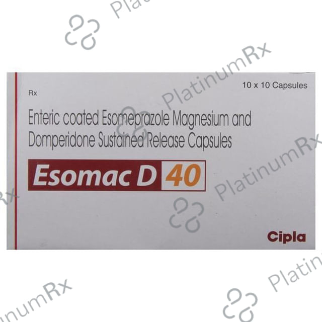Esomac D 40/30mg Capsule SR 10s