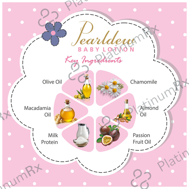 Pearldew Baby Lotion (100ml Each) 3 Tubes