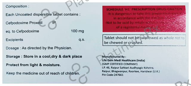 Doxpod 100mg Tablet DT 10s