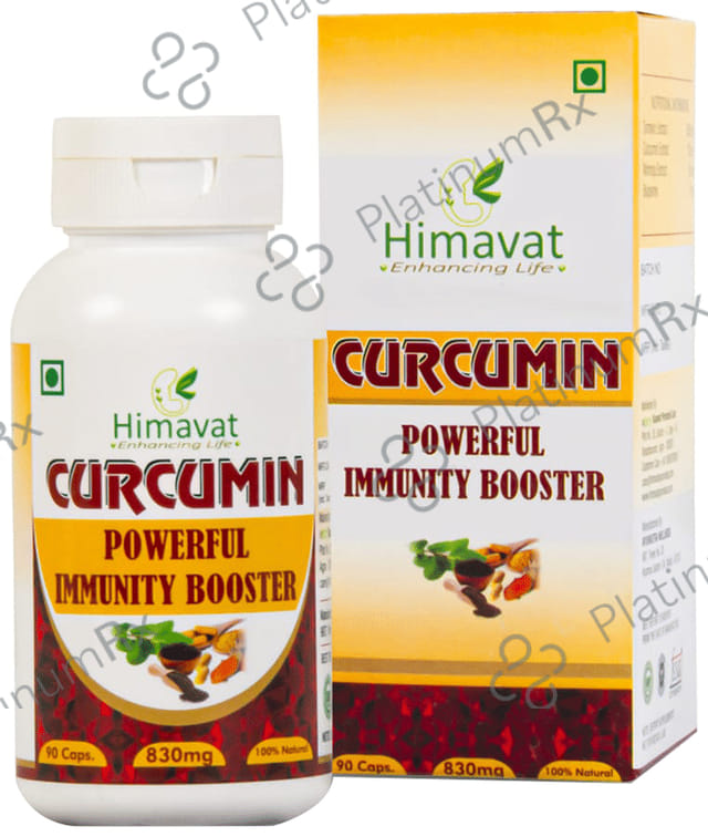Himavat Curcumin Powerful Immunity Booster Capsule (90 Each) 1 Bottle