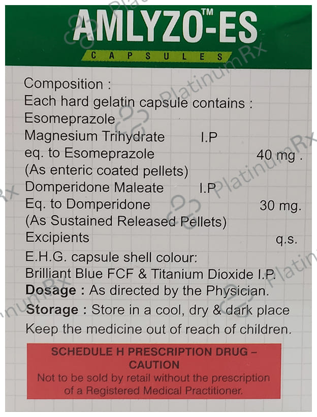 Amlyzo ES 30/40mg Capsule SR 10s