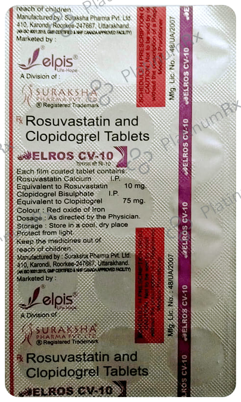 Elros CV 10mg Tablet 15s