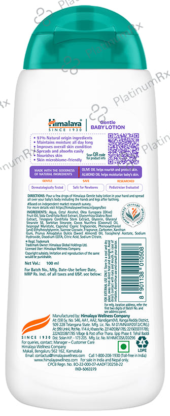 Himalaya Baby Lotion 100 ml