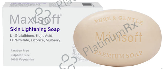 Maxisoft Skin LIghtening Soap (75gm Each) 6 units