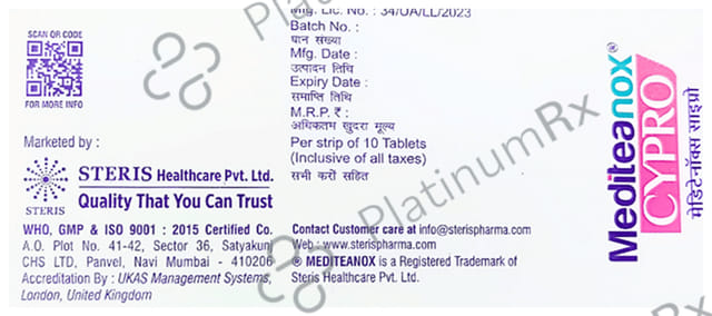 Mediteanox Cypro 4mg Tablet 10s