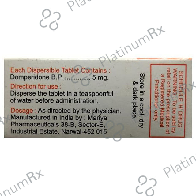 Dmp 5mg Tablet DT 10s