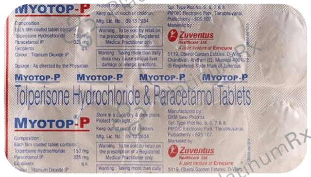 Myotop P 150/325mg Tablet 10s