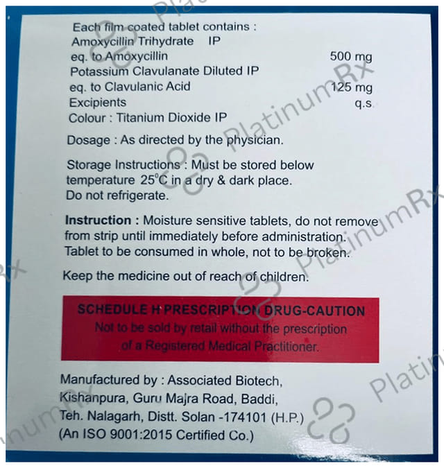 Botclav 500/125mg Tablet 10s