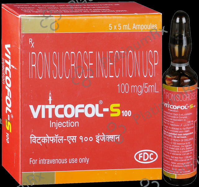 Vitcofol S 100mg Injection