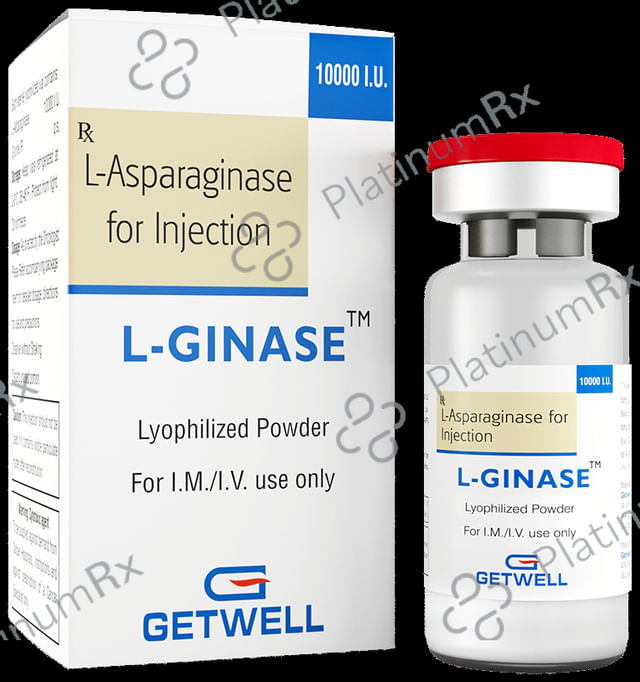 L Ginase 10000IU Injection 1s