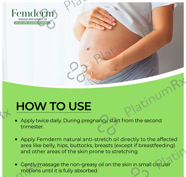 Femderm Natural Anti Stretch Oil 100ml