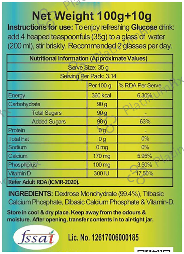 ADPL Glucose-D - Flavour Powder 110 gm