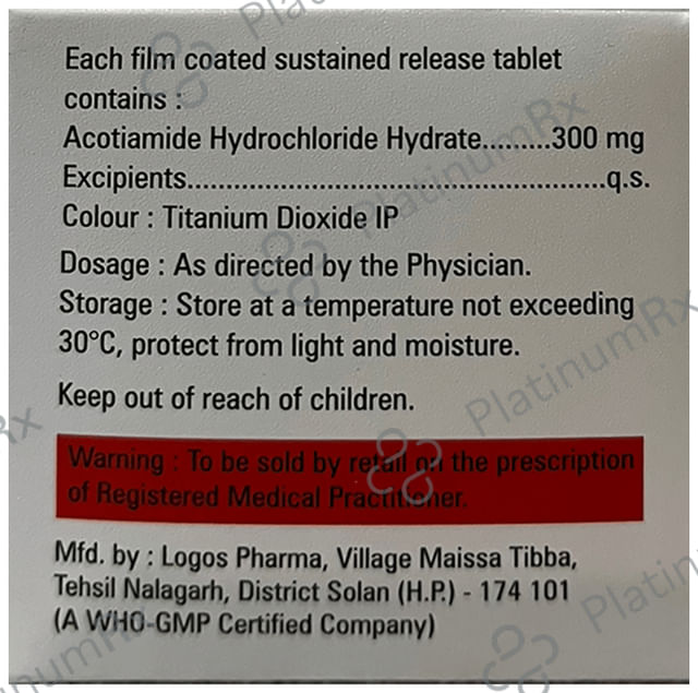 Acoride 300mg ER Tablet 10s