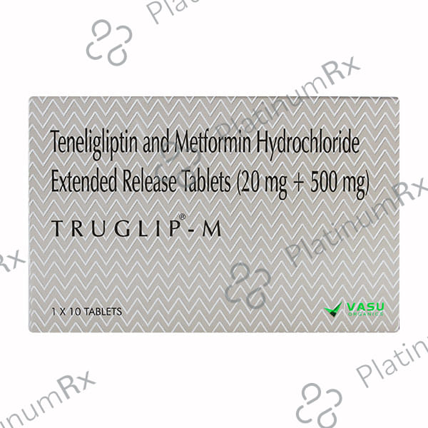 Truglip M 500/20mg Tablet ER 10s