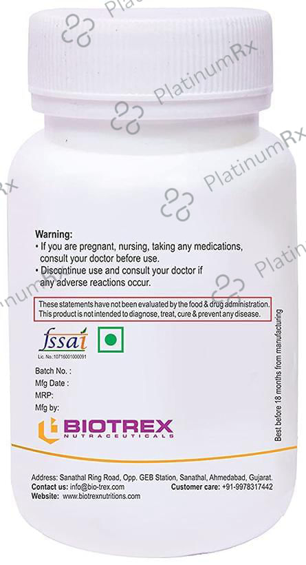 Biotrex Hyaluronic Acid Double Strength Veg Capsule