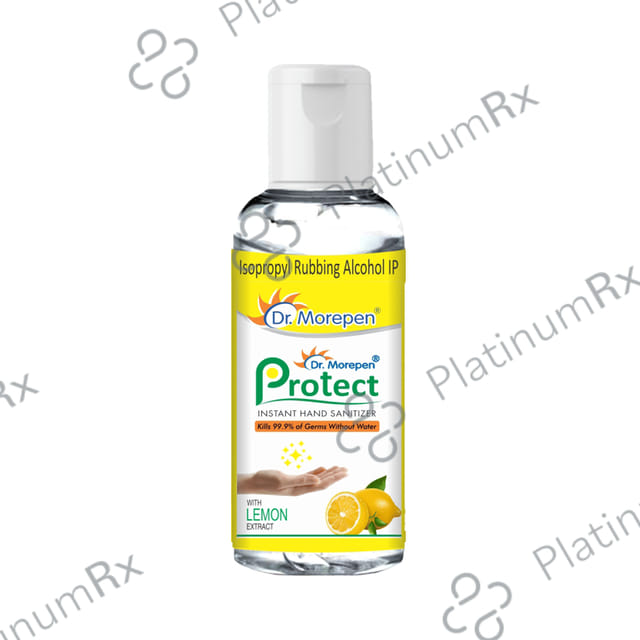 Dr. Morepen Protect Instant Hand Sanitizer Lemon 100 Sanitizer