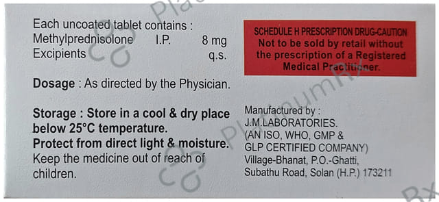 Satpred 8mg Tablet 10s