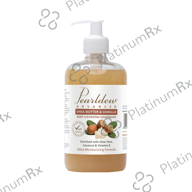 Pearldew Advanced Shea Butter & Vanilla Deep Cleansing Handwash (500ml Each) 1 Bottle