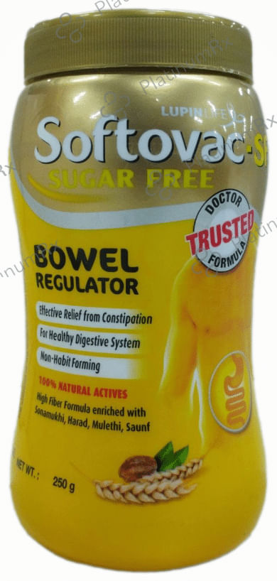 Softovac SF Bowel Regulator Powder Eases Constipation Sugar Free 150gm