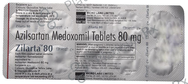 Zilarta 80mg Tablet 10s