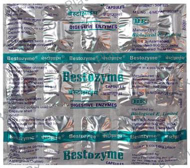 Bestozyme 100/60mg Capsule 15s