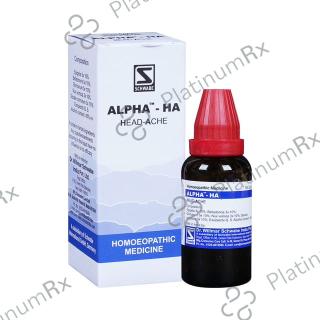 Dr Willmar Schwabe India Alpha - HA Drop
