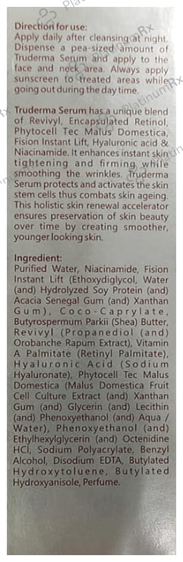 Regaliz Truderma Regen Night Repair Serum 30ml