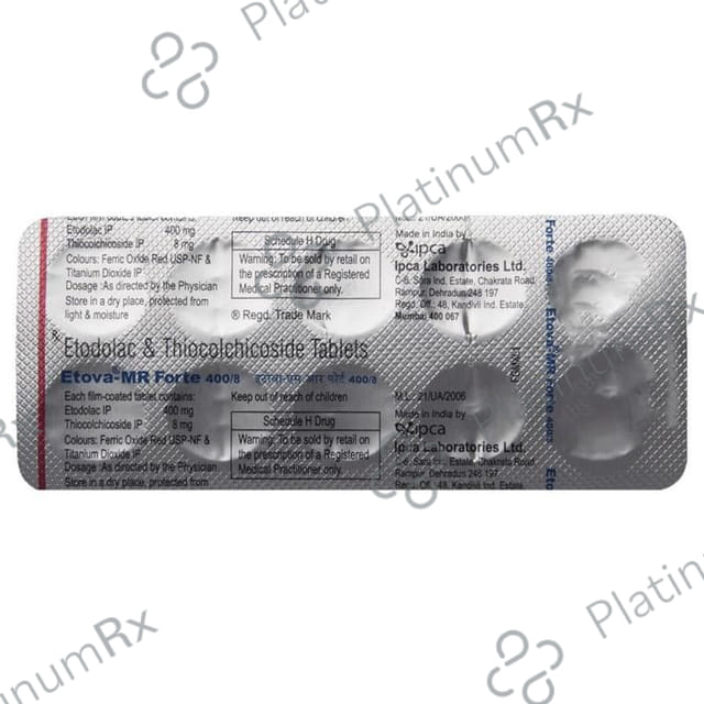 Etova MR Forte 400/8mg Tablet 10s