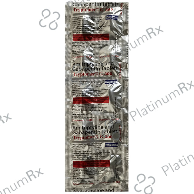 Tryptomer G 300/10mg Tablet 10s