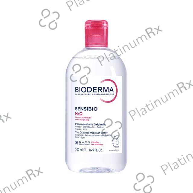 Bioderma Sensibio H2O Make-up Removing Micellar Water & Cleanser - For Sensitive Skin 500 ml
