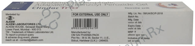 Clindac Trio Gel 20gm
