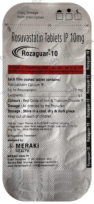 Rozaguar 10mg Tablet 15s