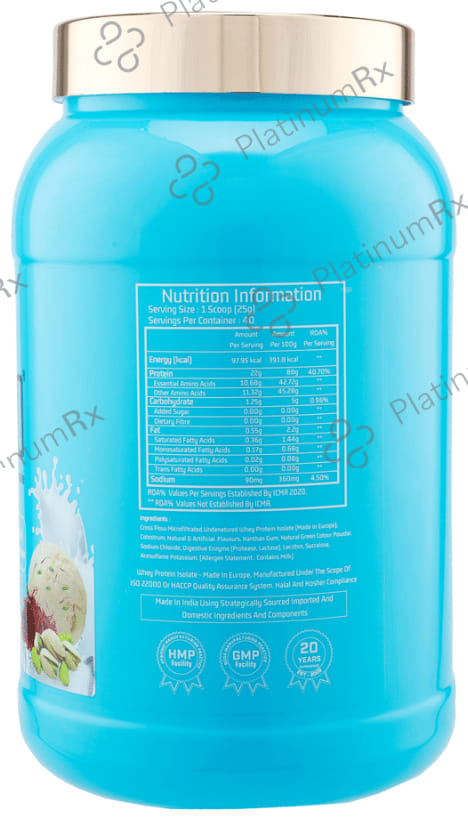 Myfitness iWhey - H2O Powder Kesar Pista Kulfi 1 kg