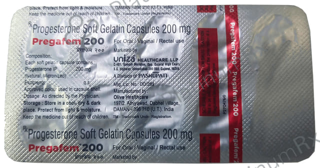 Pregafem 200 Soft Gelatin Capsule