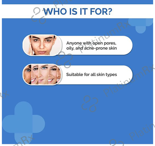 The Derma Co 1% Salicylic Acid Day & Night Face Wash Gel For Active Acne 100ml