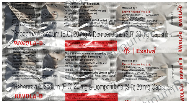 Ravola D 30mg/20mg Capsule SR