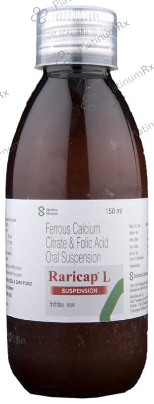 Raricap L 25mg/300mcg Suspension 150ml
