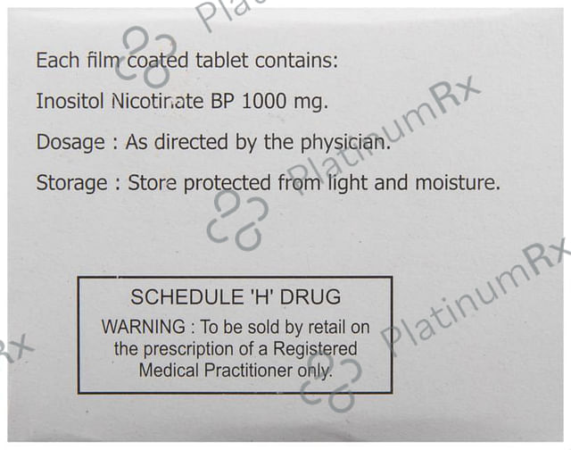 Niacin NF 1000mg Tablet 10s
