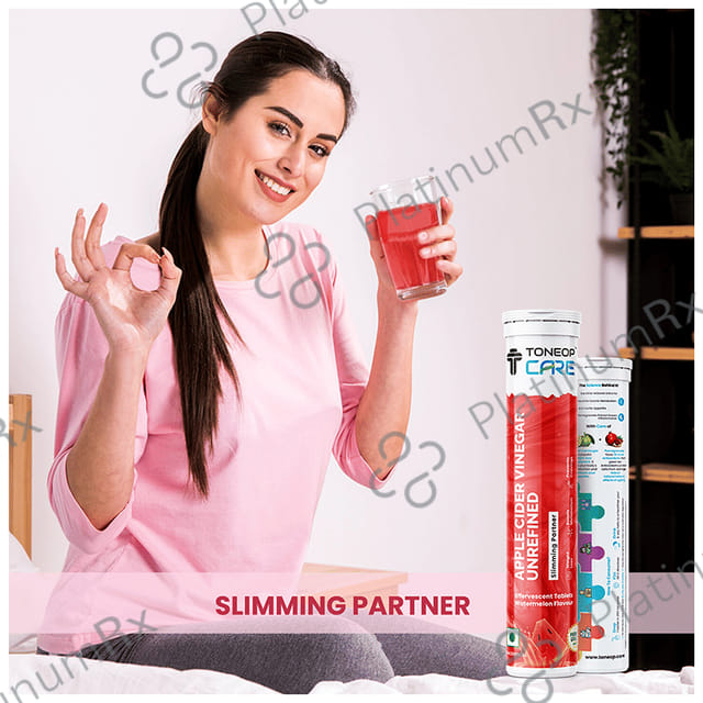 ToneOp Care Apple Cider Vinegar Effervescent Tablet Watermelon