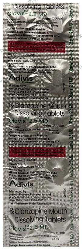 Olavis 2.5mg MD Tablet 10s