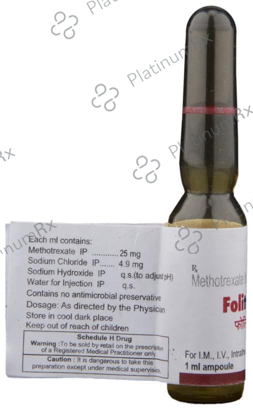 Folitrax 25mg Injection 1ml