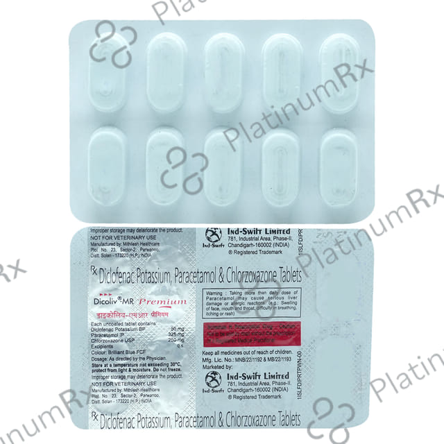 Dicoliv MR 250 mg/50 mg/325 mg Tablet 10s