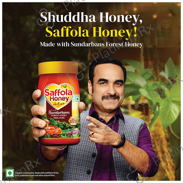 Saffola Honey Active Made with Sundarban Forest Honey No Sugar Adulteration 250gm