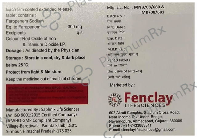 Faroclay 300 Tablet ER