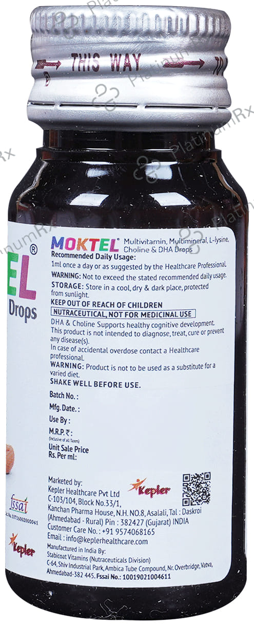 Moktel Drops with DHA