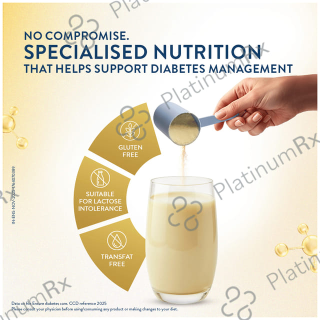 Ensure Diabetes Care Vanilla Flavour Delight Powder 200gm