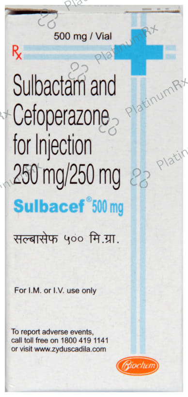 Sulbacef 250mg/250mg Injection