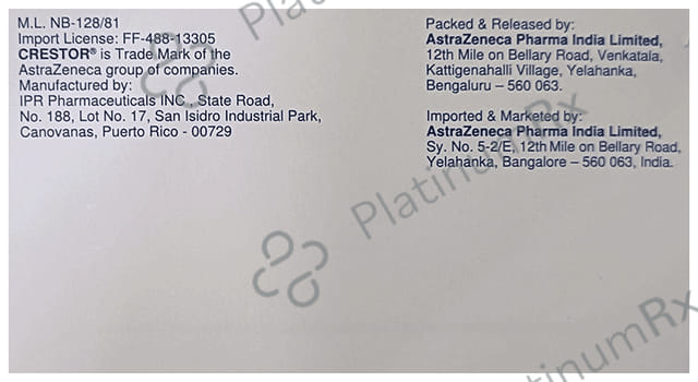 Crestor 40mg Tablet 15s