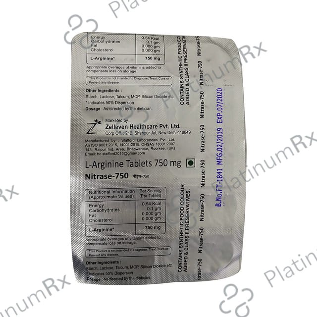 Nitrase 750 Tablet